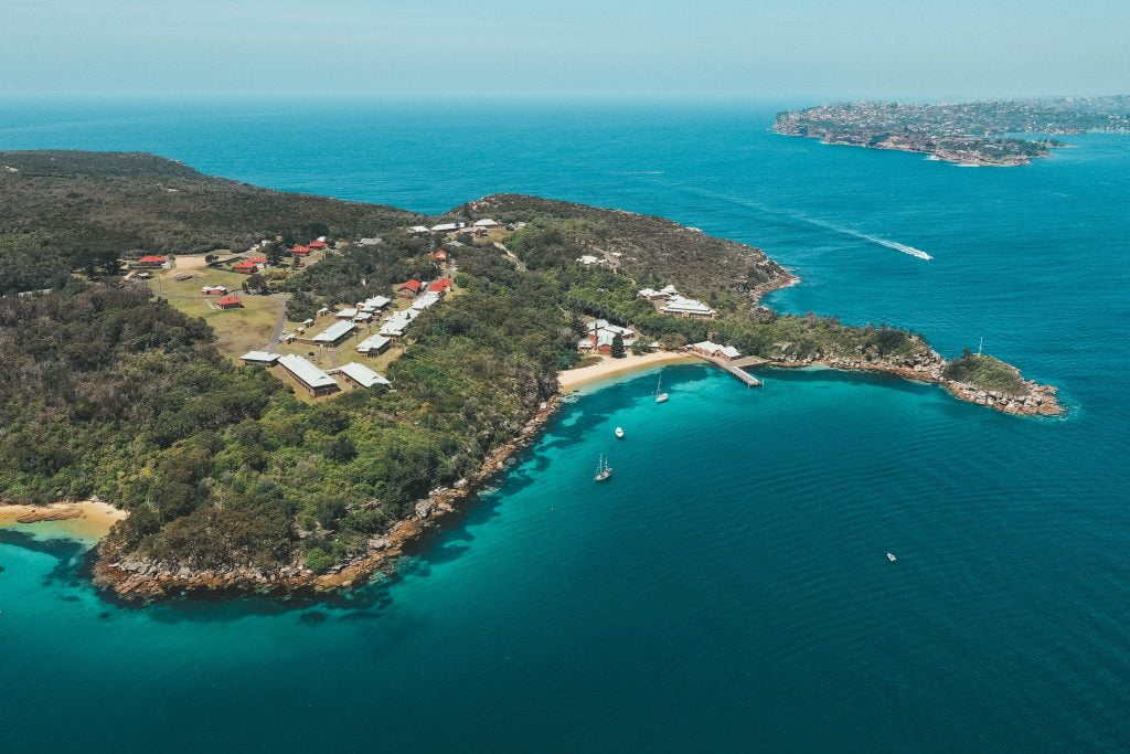 Beautiful Beach in Sydney Harbour