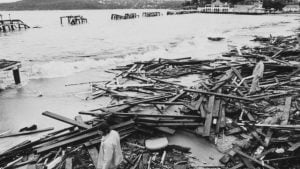 After the 1974 Storm in Manly Cove