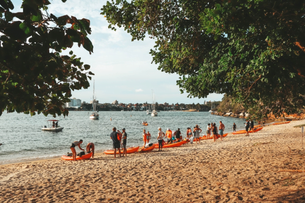 Kayaking on the Northern Beaches