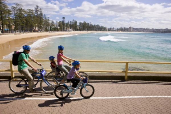 Bike riding Manly, Northern Beaches, Sydney