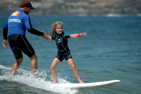 Surfing on the Northern Beaches