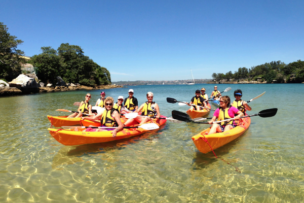 Kayaking on the Northern Beaches