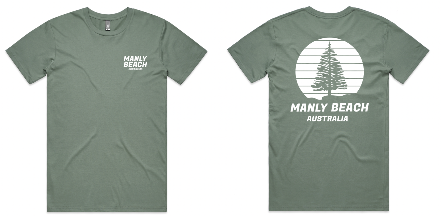 Pine Tree - Mens- Sage - Hello Manly