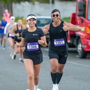 Couple runs at Sun Run