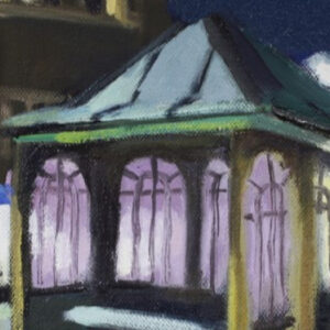 Wendy Sharpe, Autumn Night, Manly, 2019, oil on canvas. MAG&M Collection