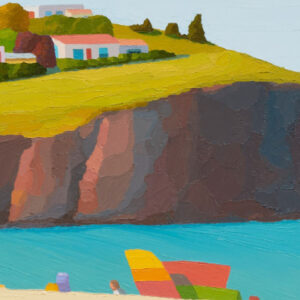 Michael Muir, Washed away, 2024, oil on linen, 122 x 107cm. Photo by Felicity Jenkins
